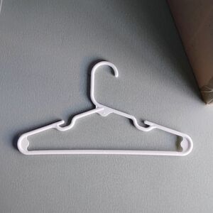 60 White Kids Clothes Hangers